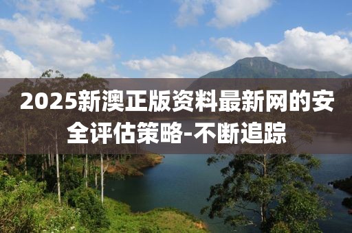 2025新澳正版資料最新網(wǎng)的安全評估策略-不斷追蹤