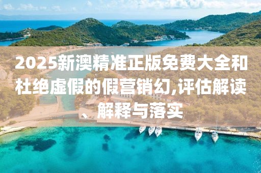 2025新澳精準(zhǔn)正版免費(fèi)大全和杜絕虛假的假營(yíng)銷幻,評(píng)估解讀、解釋與落實(shí)