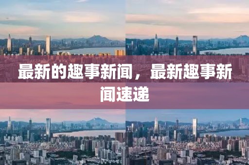 最新的趣事新聞，最新趣事新聞速遞