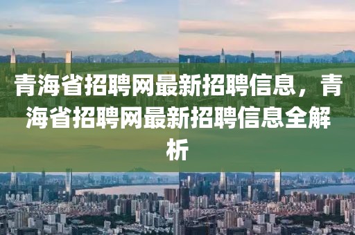 青海省招聘網(wǎng)最新招聘信息，青海省招聘網(wǎng)最新招聘信息全解析