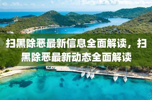 掃黑除惡最新信息全面解讀，掃黑除惡最新動(dòng)態(tài)全面解讀