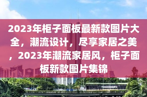 2023年柜子面板最新款圖片大全，潮流設(shè)計，盡享家居之美，2023年潮流家居風，柜子面板新款圖片集錦