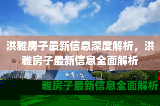 洪雅房子最新信息深度解析，洪雅房子最新信息全面解析