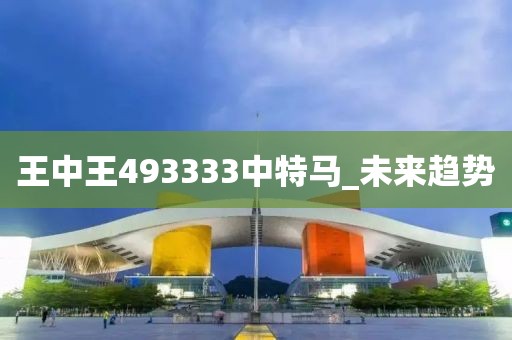 王中王493333中特馬_未來趨勢