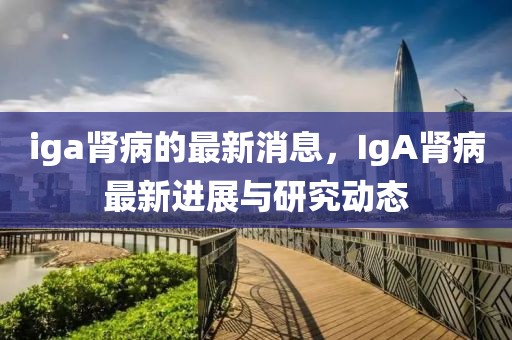 iga腎病的最新消息，IgA腎病最新進展與研究動態(tài)