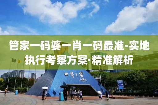 管家一碼婆一肖一碼最準(zhǔn)-實(shí)地執(zhí)行考察方案·精準(zhǔn)解析