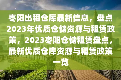 棗陽出租倉庫最新信息，盤點(diǎn)2023年優(yōu)質(zhì)倉儲資源與租賃政策，2023棗陽倉儲租賃盤點(diǎn)，最新優(yōu)質(zhì)倉庫資源與租賃政策一覽