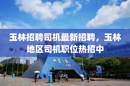 玉林招聘司機(jī)最新招聘，玉林地區(qū)司機(jī)職位熱招中