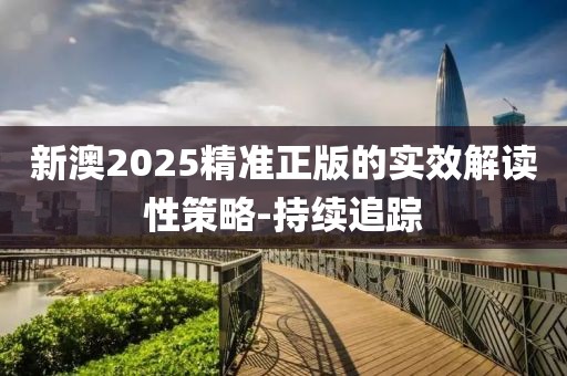 新澳2025精準(zhǔn)正版的實(shí)效解讀性策略-持續(xù)追蹤