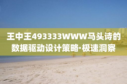 王中王493333WWW馬頭詩(shī)的數(shù)據(jù)驅(qū)動(dòng)設(shè)計(jì)策略·極速洞察