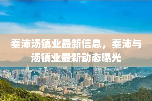 秦沛湯鎮(zhèn)業(yè)最新信息，秦沛與湯鎮(zhèn)業(yè)最新動態(tài)曝光