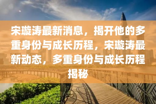 宋璇濤最新消息，揭開他的多重身份與成長歷程，宋璇濤最新動態(tài)，多重身份與成長歷程揭秘