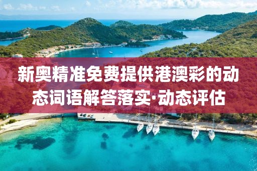 新奧精準(zhǔn)免費(fèi)提供港澳彩的動態(tài)詞語解答落實(shí)·動態(tài)評估