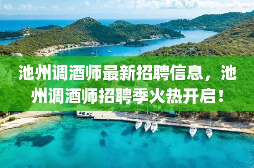 池州調(diào)酒師最新招聘信息，池州調(diào)酒師招聘季火熱開啟！