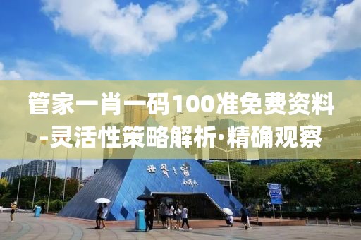 管家一肖一碼100準(zhǔn)免費(fèi)資料-靈活性策略解析·精確觀察