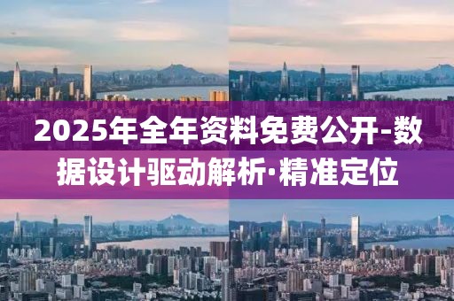 2025年全年資料免費(fèi)公開-數(shù)據(jù)設(shè)計(jì)驅(qū)動(dòng)解析·精準(zhǔn)定位