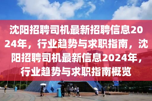 沈陽招聘司機(jī)最新招聘信息2024年，行業(yè)趨勢(shì)與求職指南，沈陽招聘司機(jī)最新信息2024年，行業(yè)趨勢(shì)與求職指南概覽