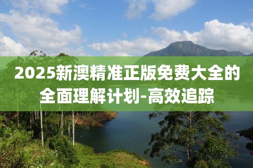2025新澳精準(zhǔn)正版免費(fèi)大全的全面理解計劃-高效追蹤