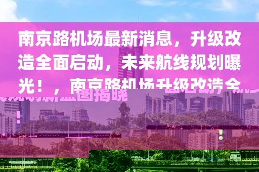 南京路機(jī)場最新消息，升級改造全面啟動，未來航線規(guī)劃曝光！，南京路機(jī)場升級改造全面啟動，航線規(guī)劃新藍(lán)圖揭曉！