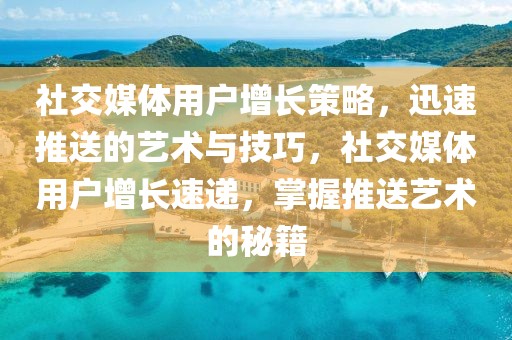 社交媒體用戶增長(zhǎng)策略，迅速推送的藝術(shù)與技巧，社交媒體用戶增長(zhǎng)速遞，掌握推送藝術(shù)的秘籍