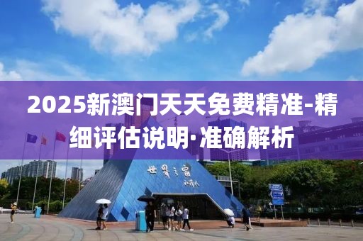 2025新澳門天天免費精準-精細評估說明·準確解析