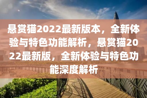 懸賞貓2022最新版本，全新體驗(yàn)與特色功能解析，懸賞貓2022最新版，全新體驗(yàn)與特色功能深度解析