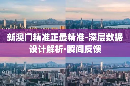 新澳門精準(zhǔn)正最精準(zhǔn)-深層數(shù)據(jù)設(shè)計(jì)解析·瞬間反饋