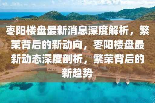 棗陽(yáng)樓盤(pán)最新消息深度解析，繁榮背后的新動(dòng)向，棗陽(yáng)樓盤(pán)最新動(dòng)態(tài)深度剖析，繁榮背后的新趨勢(shì)