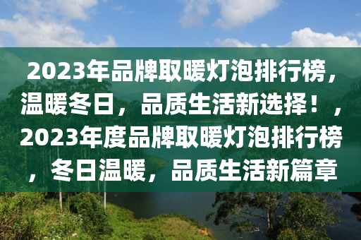 2023年品牌取暖燈泡排行榜，溫暖冬日，品質(zhì)生活新選擇！，2023年度品牌取暖燈泡排行榜，冬日溫暖，品質(zhì)生活新篇章