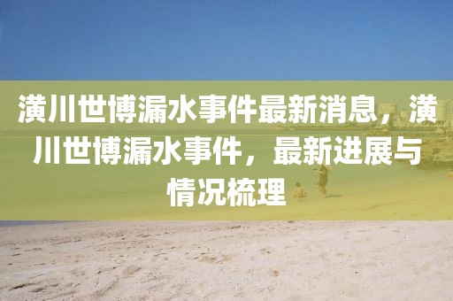潢川世博漏水事件最新消息，潢川世博漏水事件，最新進展與情況梳理