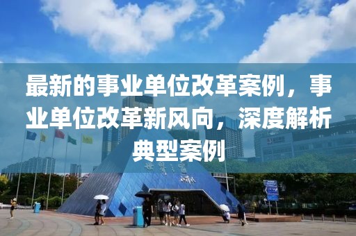 最新的事業(yè)單位改革案例，事業(yè)單位改革新風(fēng)向，深度解析典型案例