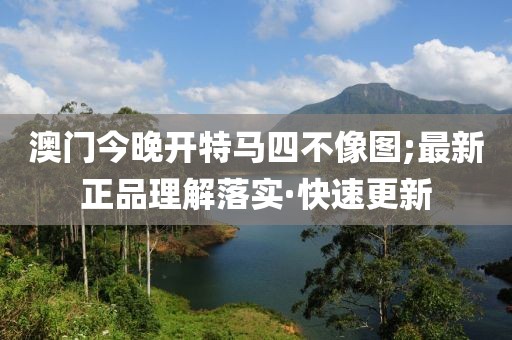 澳門今晚開(kāi)特馬四不像圖;最新正品理解落實(shí)·快速更新