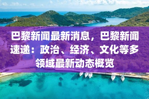 巴黎新聞最新消息，巴黎新聞速遞：政治、經(jīng)濟(jì)、文化等多領(lǐng)域最新動態(tài)概覽