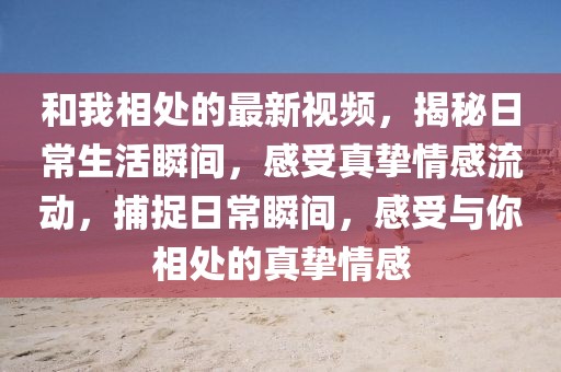 和我相處的最新視頻，揭秘日常生活瞬間，感受真摯情感流動(dòng)，捕捉日常瞬間，感受與你相處的真摯情感