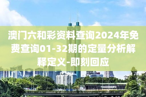 澳門六和彩資料查詢2024年免費(fèi)查詢01-32期的定量分析解釋定義-即刻回應(yīng)