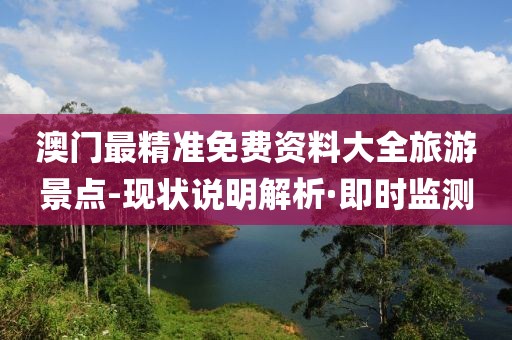 澳門最精準(zhǔn)免費(fèi)資料大全旅游景點(diǎn)-現(xiàn)狀說明解析·即時(shí)監(jiān)測(cè)