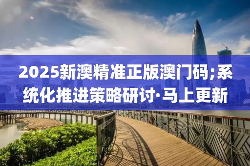 2025新澳精準正版澳門碼;系統(tǒng)化推進策略研討·馬上更新