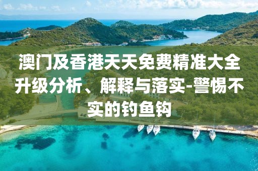 澳門及香港天天免費精準(zhǔn)大全升級分析、解釋與落實-警惕不實的釣魚鉤