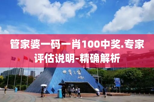 管家婆一碼一肖100中獎.專家評估說明-精確解析