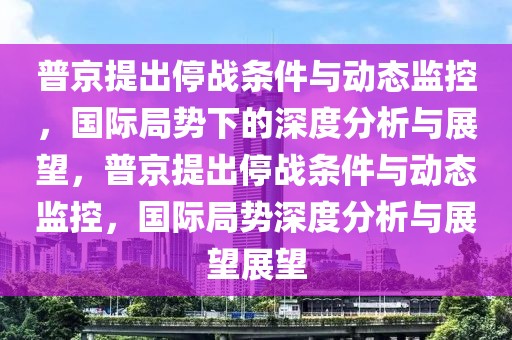 普京提出停戰(zhàn)條件與動態(tài)監(jiān)控，國際局勢下的深度分析與展望，普京提出停戰(zhàn)條件與動態(tài)監(jiān)控，國際局勢深度分析與展望展望