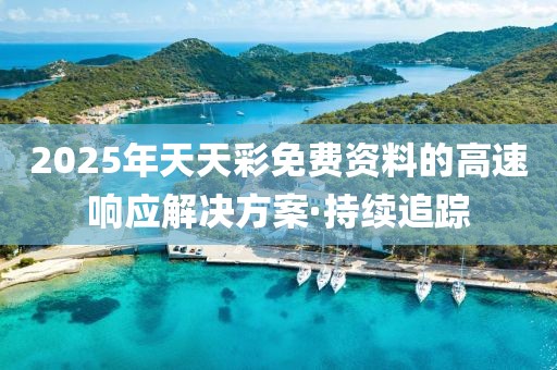 2025年天天彩免費資料的高速響應(yīng)解決方案·持續(xù)追蹤