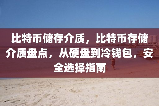 比特幣儲存介質(zhì)，比特幣存儲介質(zhì)盤點，從硬盤到冷錢包，安全選擇指南