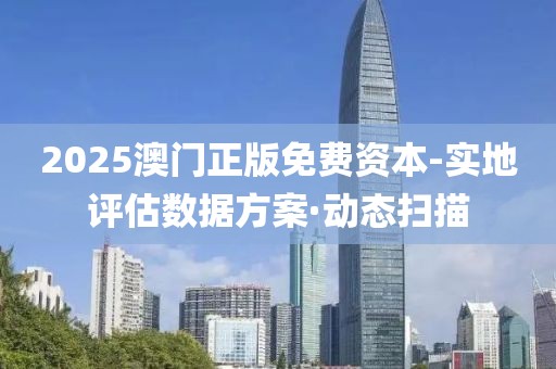 2025澳門正版免費(fèi)資本-實(shí)地評(píng)估數(shù)據(jù)方案·動(dòng)態(tài)掃描