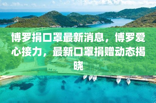 博羅捐口罩最新消息，博羅愛心接力，最新口罩捐贈動態(tài)揭曉