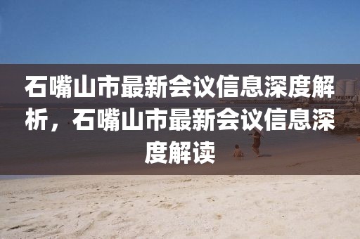 石嘴山市最新會議信息深度解析，石嘴山市最新會議信息深度解讀
