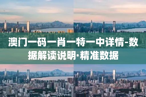 澳門一碼一肖一特一中詳情-數(shù)據(jù)解讀說(shuō)明·精準(zhǔn)數(shù)據(jù)