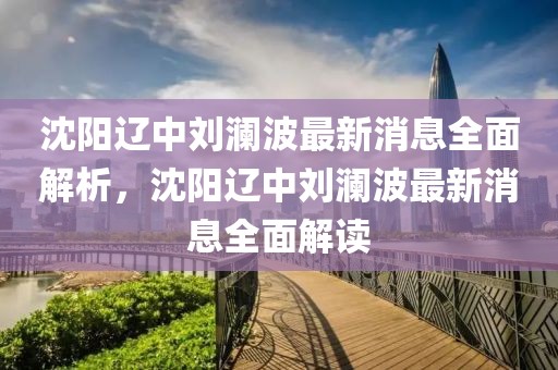 沈陽(yáng)遼中劉瀾波最新消息全面解析，沈陽(yáng)遼中劉瀾波最新消息全面解讀