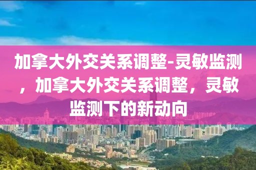 加拿大外交關(guān)系調(diào)整-靈敏監(jiān)測，加拿大外交關(guān)系調(diào)整，靈敏監(jiān)測下的新動向