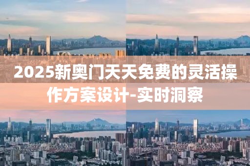 2025新奧門天天免費的靈活操作方案設計-實時洞察