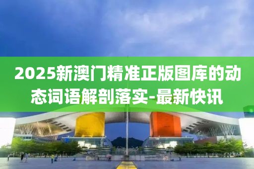 2025新澳門精準(zhǔn)正版圖庫(kù)的動(dòng)態(tài)詞語(yǔ)解剖落實(shí)-最新快訊